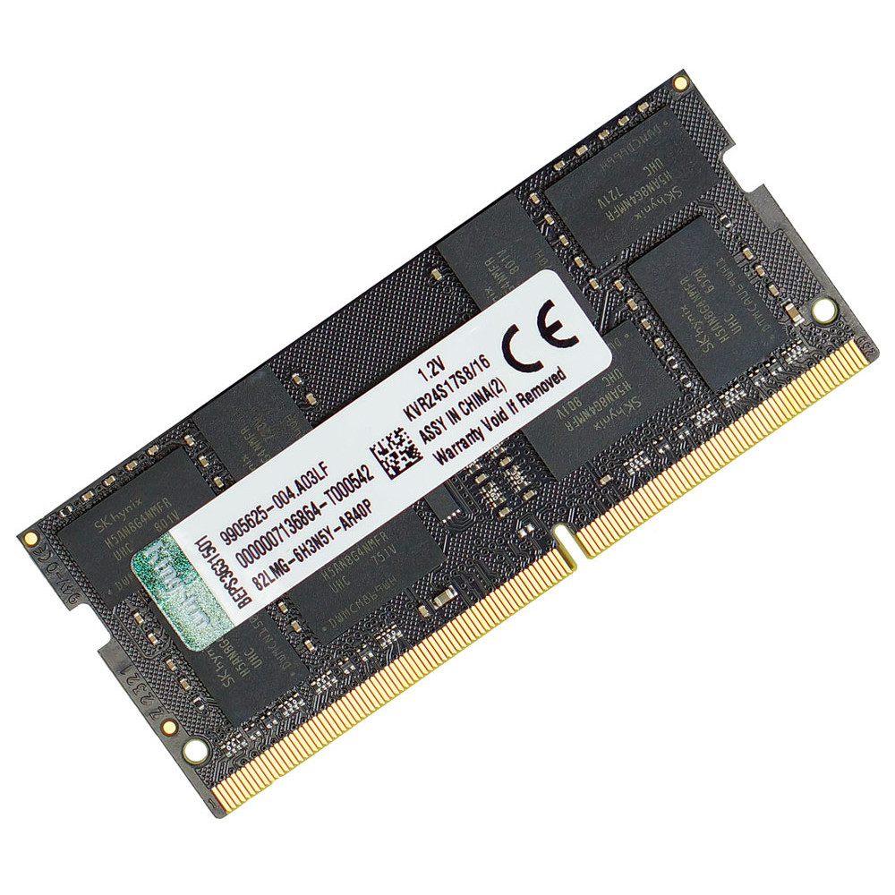 Оперативна пам'ять для ноутбука DDR4-2400 16GB PC4-19200 KVR24S17S8/16