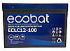 Акумулятор AGM Ecobat ECLC 12V 110Ah 12-100, фото 3