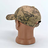 Бейсболка літня тактична піксель бавовна з регулюванням розміру, фото 6