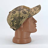 Бейсболка літня тактична піксель бавовна з регулюванням розміру, фото 4