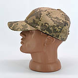 Бейсболка літня тактична піксель бавовна з регулюванням розміру, фото 5