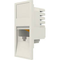 Оригінал! Модуль Keystone RJ45 UTP кат. 5е, 25х50, white Molex (17.1B.011.A042P) - Вища Якість!