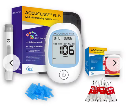 Аналізатор вимірювання гемоглобіну в крові AccuGence PLUS