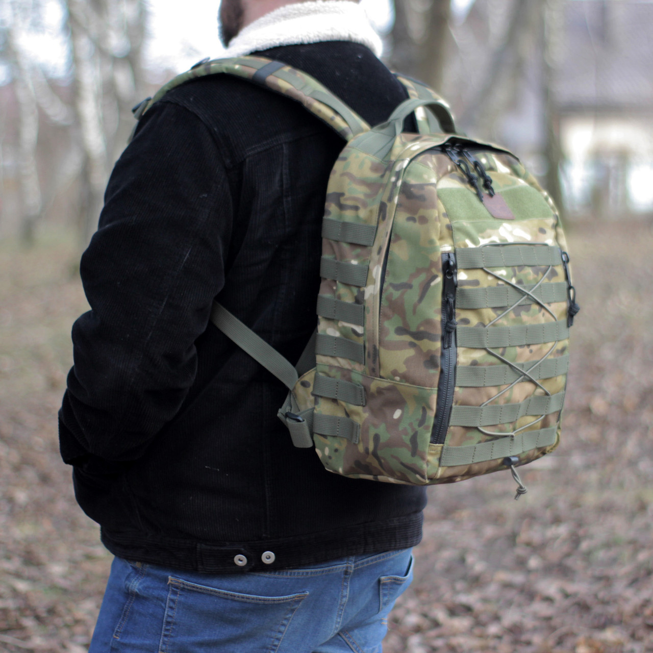 Військовий рюкзак для ЗСУ штурмовий міцний 25л Стохід Койот з відділеннями для документів