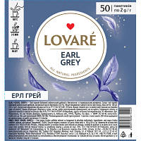 Оригінал! Чай Lovare Earl Grey 50х2 г (lv.75442) - Вища Якість!