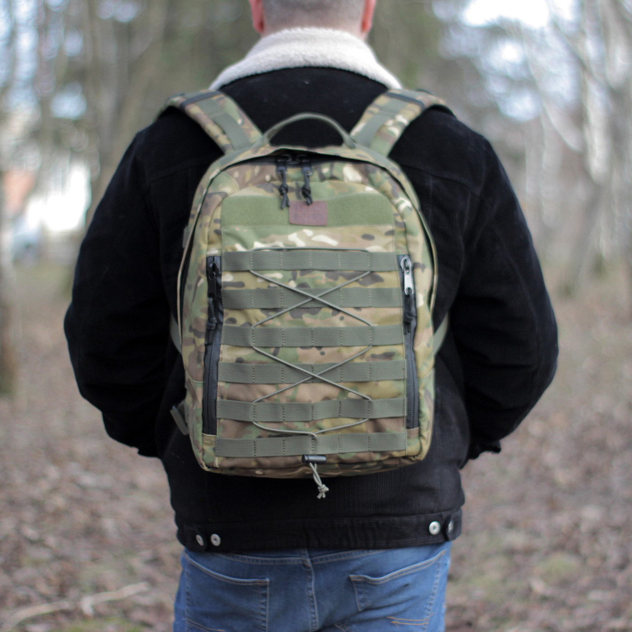 Чорний армійський рюкзак для ВСУ штурмовий міцний 25 л Стохид із відділеннями для документів Койот