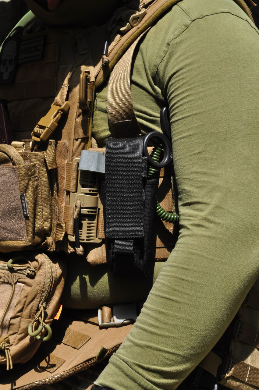 Підсумок для турнікету тактичний закритий вертикальний з чорний кордури, фото 1