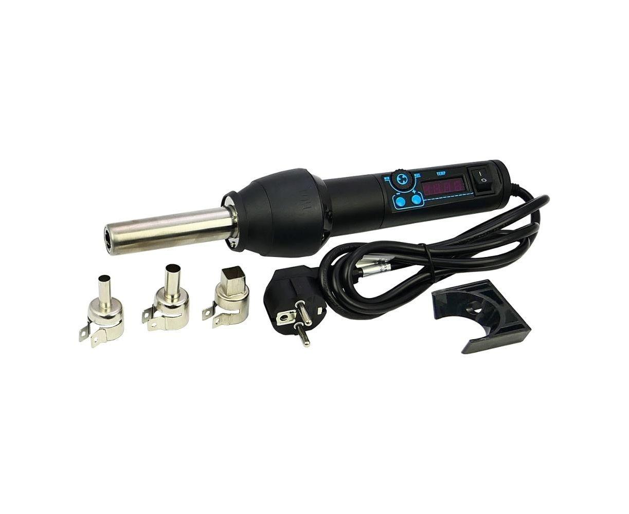 Паяльна станція WEP 8858-I термофен (650 Вт), з насадками, фен для паяння