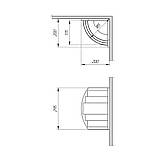 Огорожа світильника Tesli "Сідней" кутовий термо, фото 5