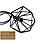 Плафон абажур карта — 7 (з патроном і дротом), фото 2