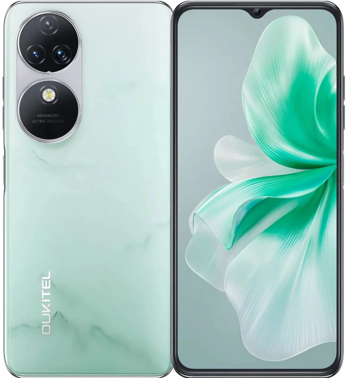Смартфон Oukitel C38 6/256 GB Global NFC (Green), 48+2+0,3/32 Мп, IPS 6.6", MT8788, 5150 mAh