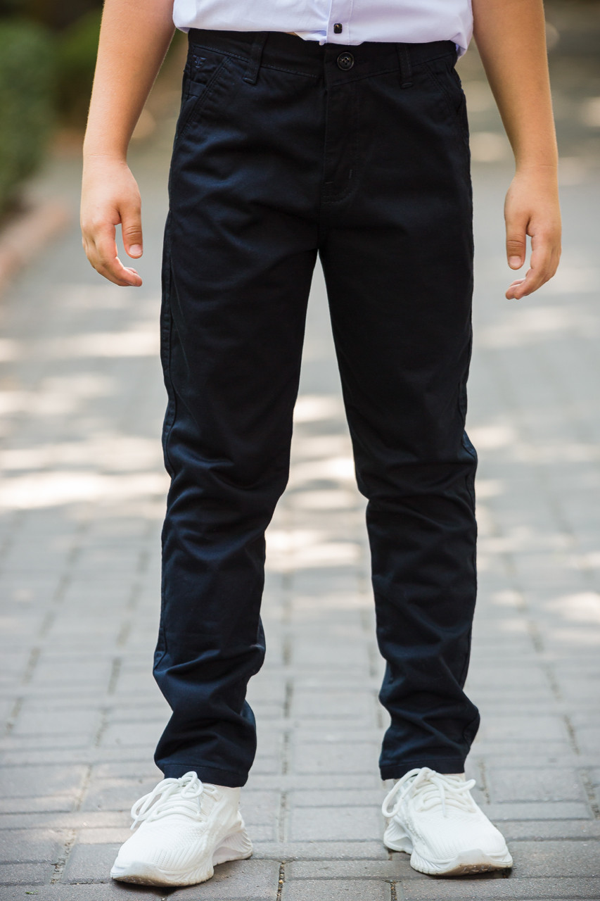 Штани MUSTI для хлопчика 7-11 років 3450, Темно-синій, 128, фото 1