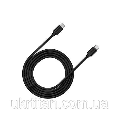 Оригінал! Дата кабель USB-C to USB-C 2.0m 100W 20V/ 5A black Canyon (CNS-USBC12B) - Вища Якість!, фото 1