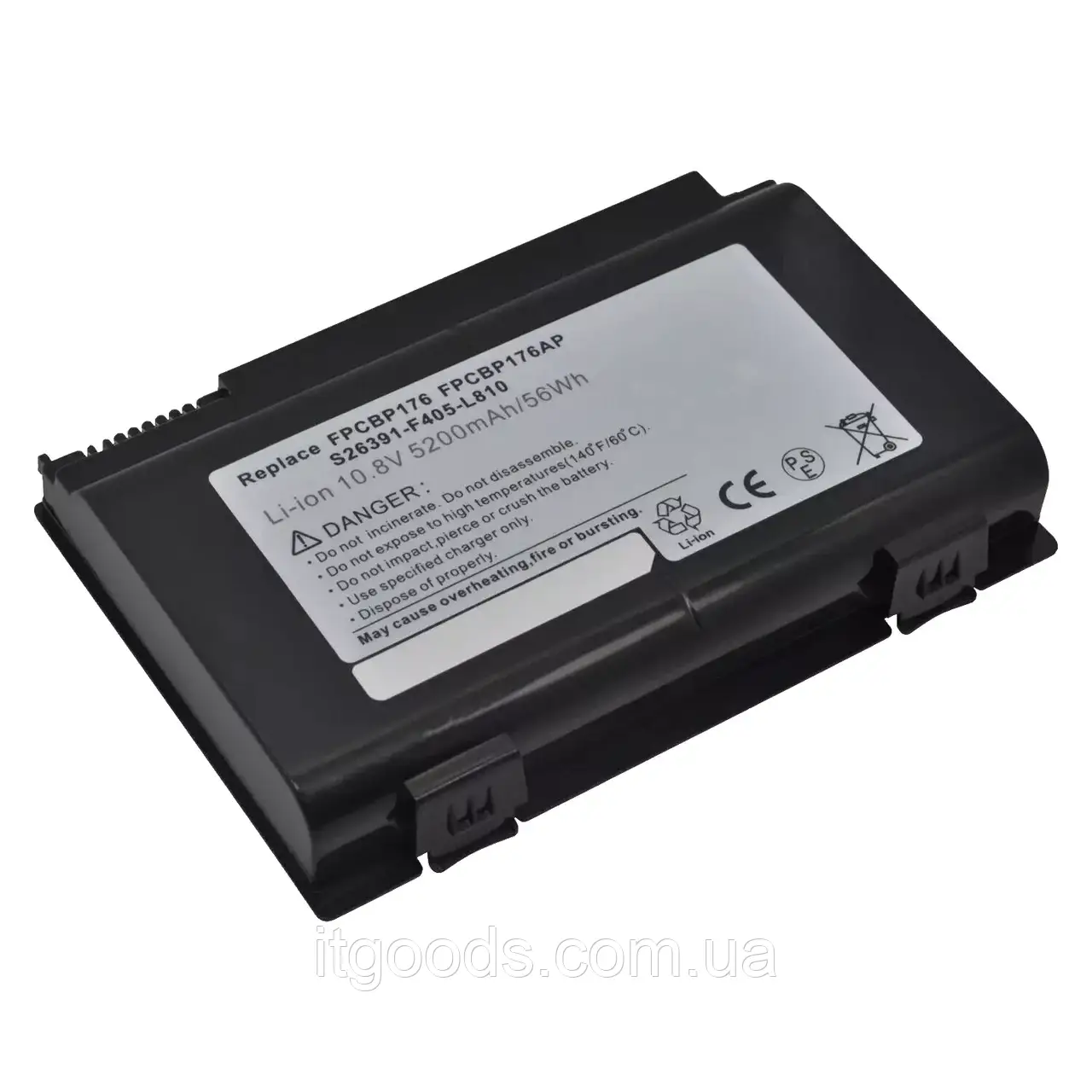 Батарея для ноутбука Fujitsu FPCBP175 FPCBP176 5200mAh LifeBook A6220 AH550 E8420 E8410 N7010 E780 AH550