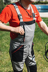 Напівкомбінезон робочий чоловічий весна/осінь "Майстер-Про" 100% бавовна Чоловічий спецодяг