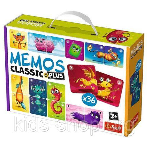 Настільна гра "Memos classic & plus: Монстрики"