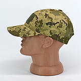 Бейсболка тактична в камуфляжі ММ-14 з регулюванням розміру, фото 4
