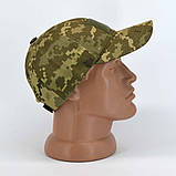 Бейсболка тактична в камуфляжі ММ-14 з регулюванням розміру, фото 5