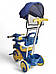 Біговел дитячий колеса 8.5" велобіг триколісний з козирком від сонця, музичний, фото 2