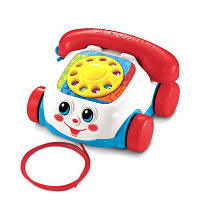 Оригінал! Розвиваюча іграшка Fisher-Price Іграшка-каталка "Веселий телефон" Fisher-Price (FGW66) - Вища Якість!