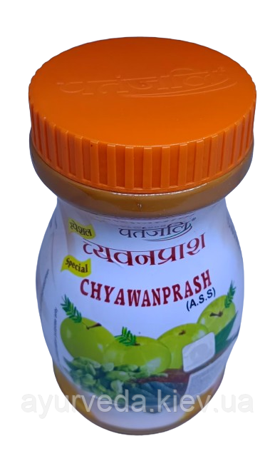 Чаванпраш Patanjali 500 г, спеціальний із шафраном-тоніком для здоров'я, імунітет, профілактика застуд