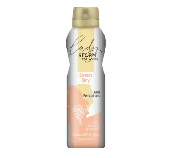 Жіночий дезодорант-антиперспірант для тіла LADY STORM Fresh Bouquet, 150 мл