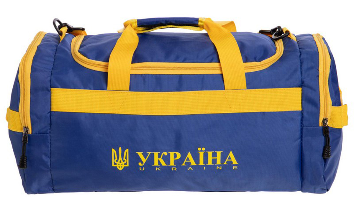 Сумка спортивна SP-Sport Україна 52х28 синьо-жовта GA-3-BLYL