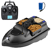 Кораблик для риболовлі Flytec V010 з GPS, 40 точок, 3 бункера Акумулятор 12000mAh