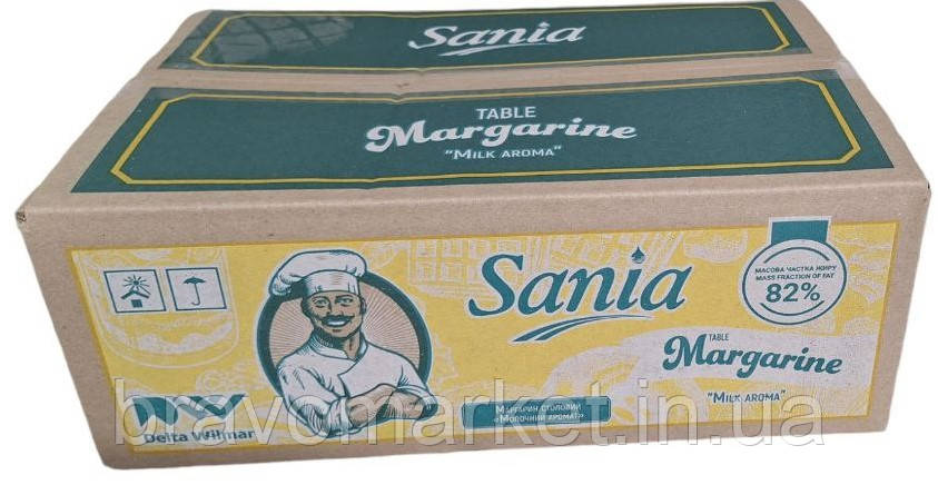 Маргарин столовый Молочный аромат 82%  ТМ Sania, фото 1