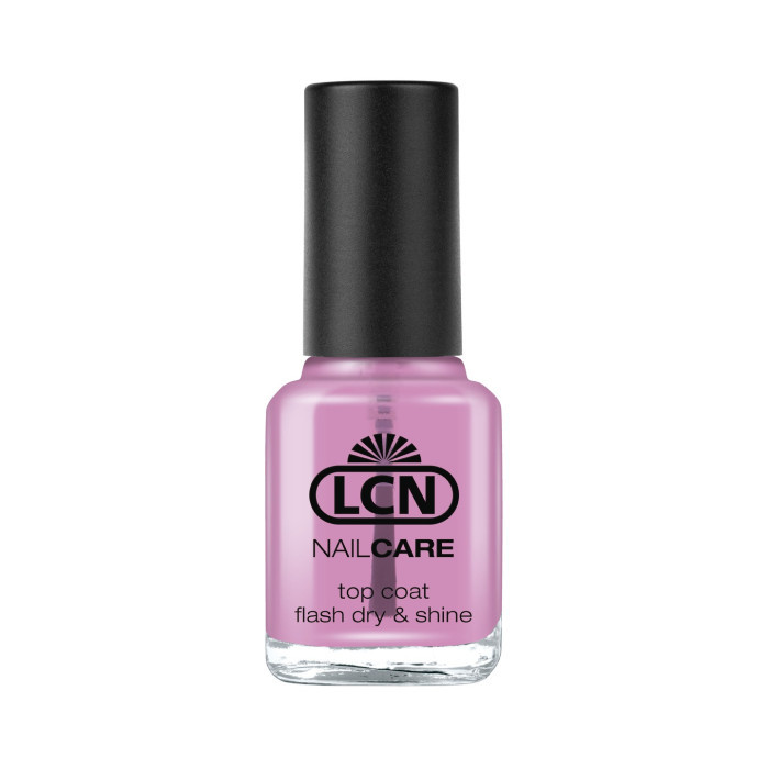 Топове покриття для лаку з миттєвим висиханням та глянцем LCN Top Coat Flash Dry&Shine 8 мл (Оригінал)