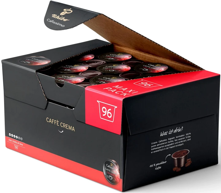 Поштучно 100шт капсул кави Tchibo Caffitaly Cafissimo Caffe Crema Colombia Чибо капсули