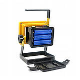 Світлодіодний акумуляторний прожектор Led FloodLight 30W переносний ручний ліхтар на підставці, фото 7