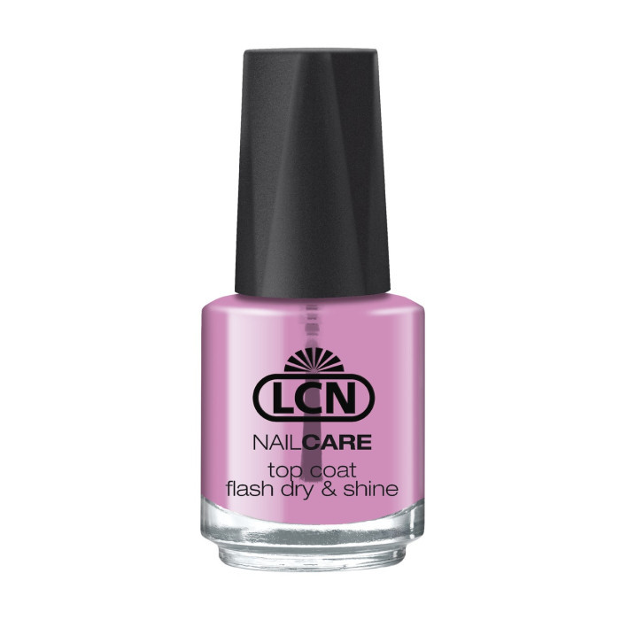 Топове покриття для лаку з миттєвим висиханням та глянцем LCN Top Coat Flash Dry&Shine 16 мл (Оригінал)