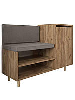 Тумба для взуття з м`яким сидінням комод тумби тумбочки під взуття у передпокій коридор ТО 12 1000х400х730 мм.