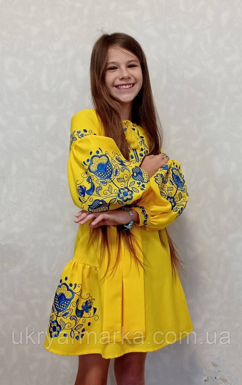 Підліткова вишита сукня  "Христинка"