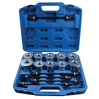 Професійний набір для де-монтажу сайлентблоків 27ін. REWOLT T2036, Універсальний набір для заміни втулок