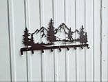 Вішалка для одягу з металу "Гори", фото 5