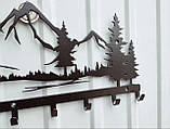 Вішалка для одягу з металу "Гори", фото 6
