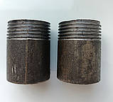 Різьба сталева коротка Ду25 (1") без покриття для з’єднання металевих труб в системах водопроводу, газопроводу, опалення, фото 2