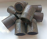 Різьба сталева коротка Ду25 (1") без покриття для з’єднання металевих труб в системах водопроводу, газопроводу, опалення, фото 7