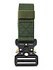 Ремінь тактичний Eagle із металевою пряжкою 125 x 3.7 см Оливковий, фото 6