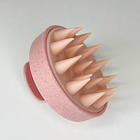 Щітка-масажер Finding Для шкіри голови Рожева 8 см х 5 см