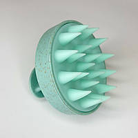 Щітка-масажер Finding Для шкіри голови Бірюзова 8 см х 5 см