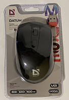 Мишка бездротова DEFENDER Datum ММ-265 Wireless 1600 dpi чорна