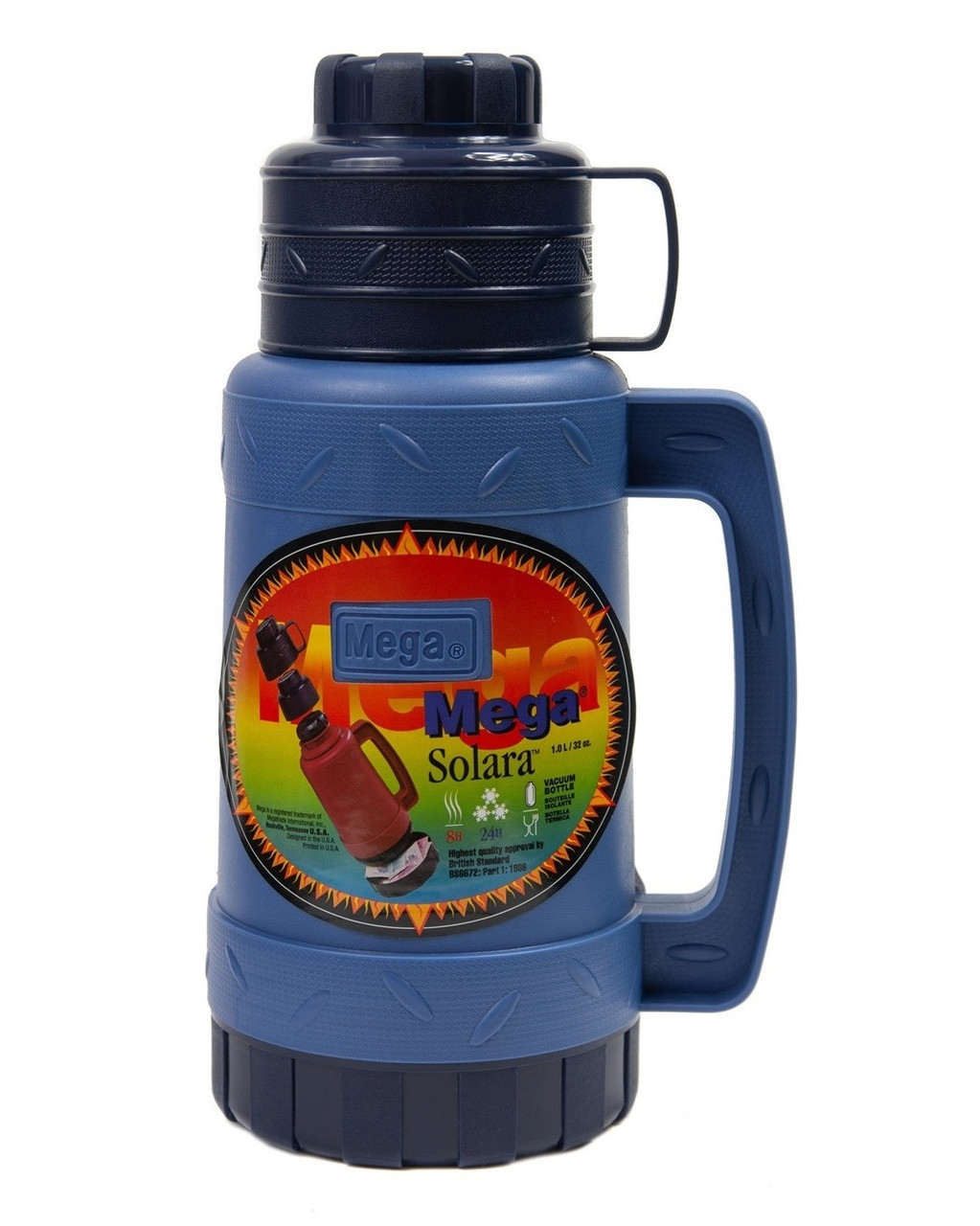 Термос Mega SO100CDBS 1 л, синій