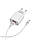 Мережевий зарядний пристрій BOROFONE BA20A Sharp single port charger set(Micro) White, фото 3