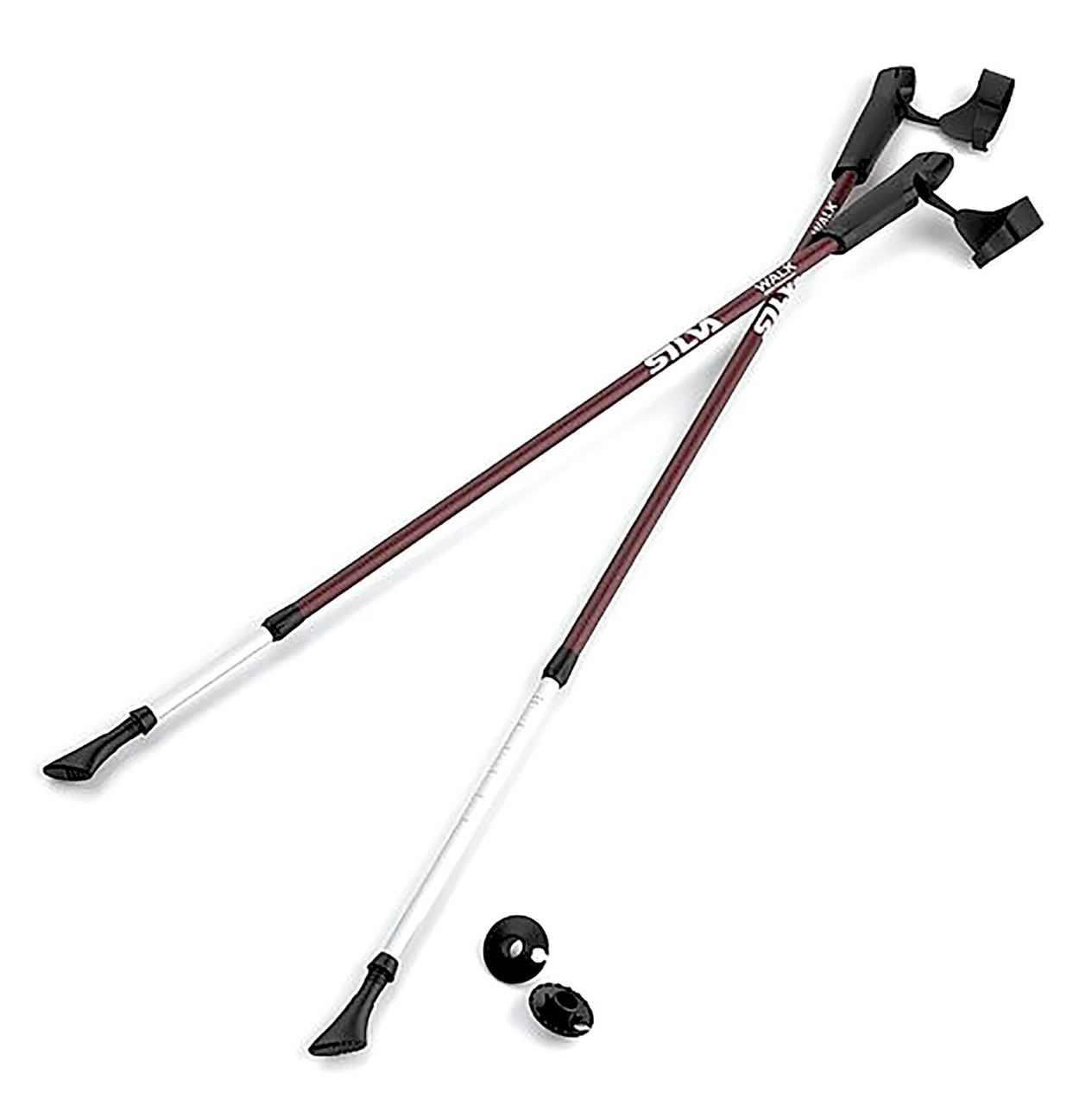 Палиці для скандинавської ходьби Silva Walking Poles , 104-140 см, red, фото 1