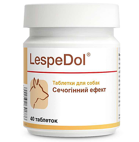 Dolfos LespeDol Домішка для собак із захворюваннями сечостатевої системи та нирок, 40табл.
