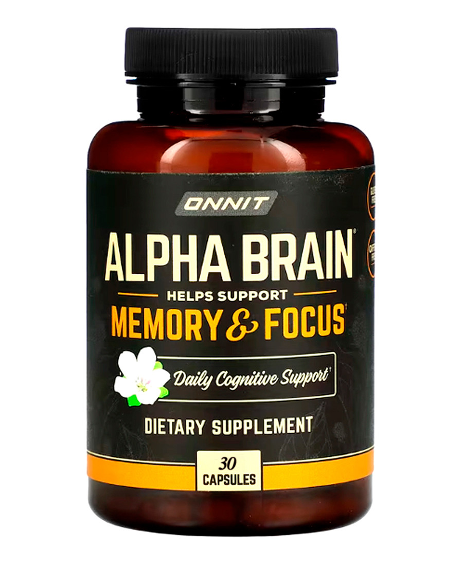Вітаміни для мозку Onnit Alpha Brain Memory and Focus 30 капс США