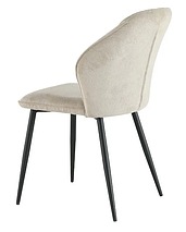 Cтілець Neil чорний каркас/ беж тканина TM Intarsio, фото 2